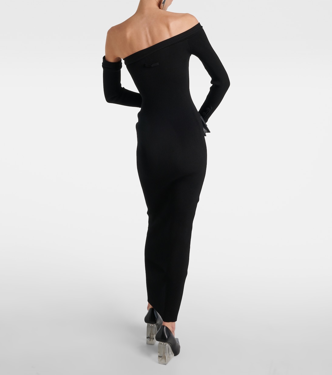 Asymmetric maxi dress with gloves | Jean Paul Gaultier