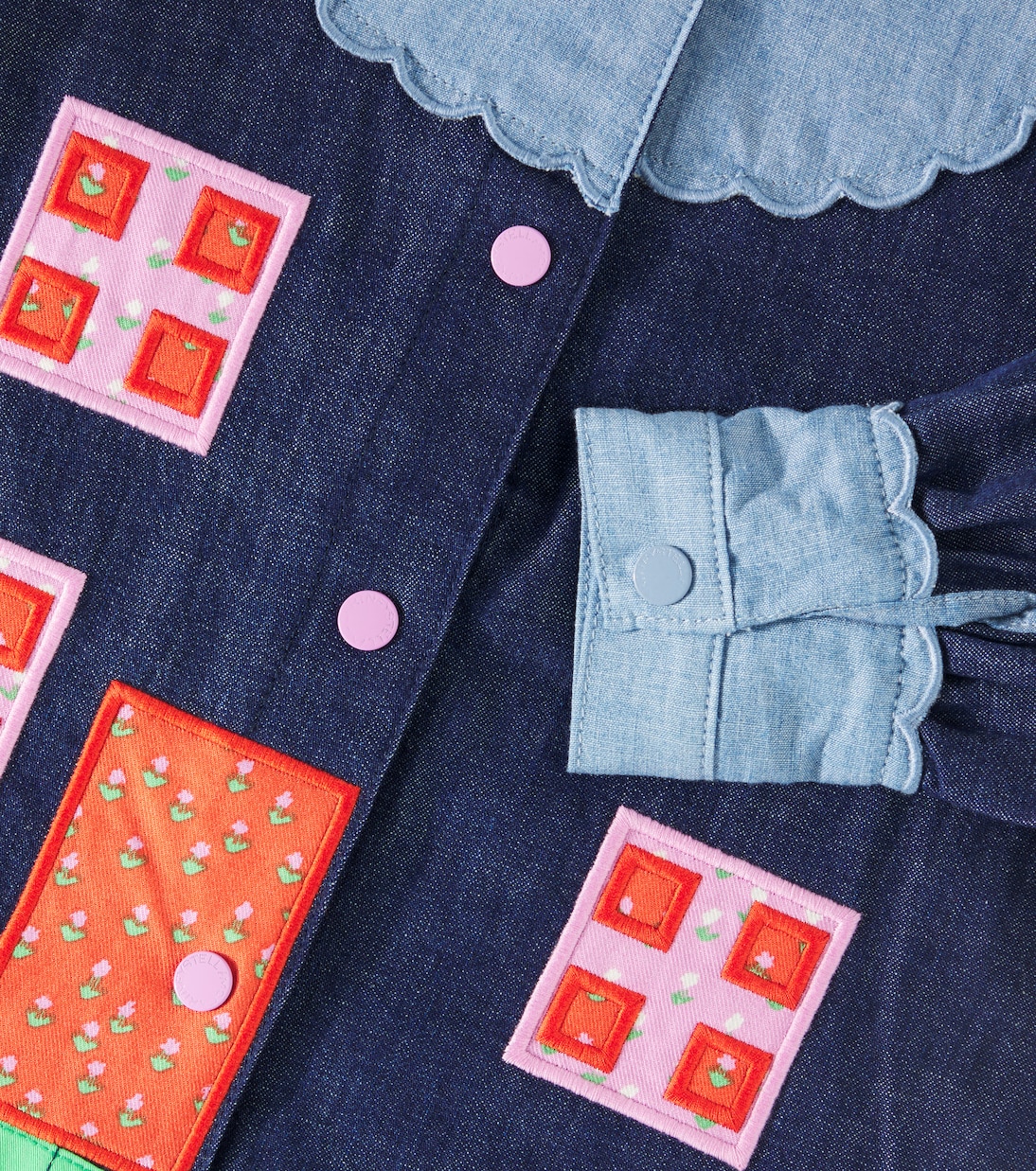 Blusa de denim estampada | Stella McCartney Kids