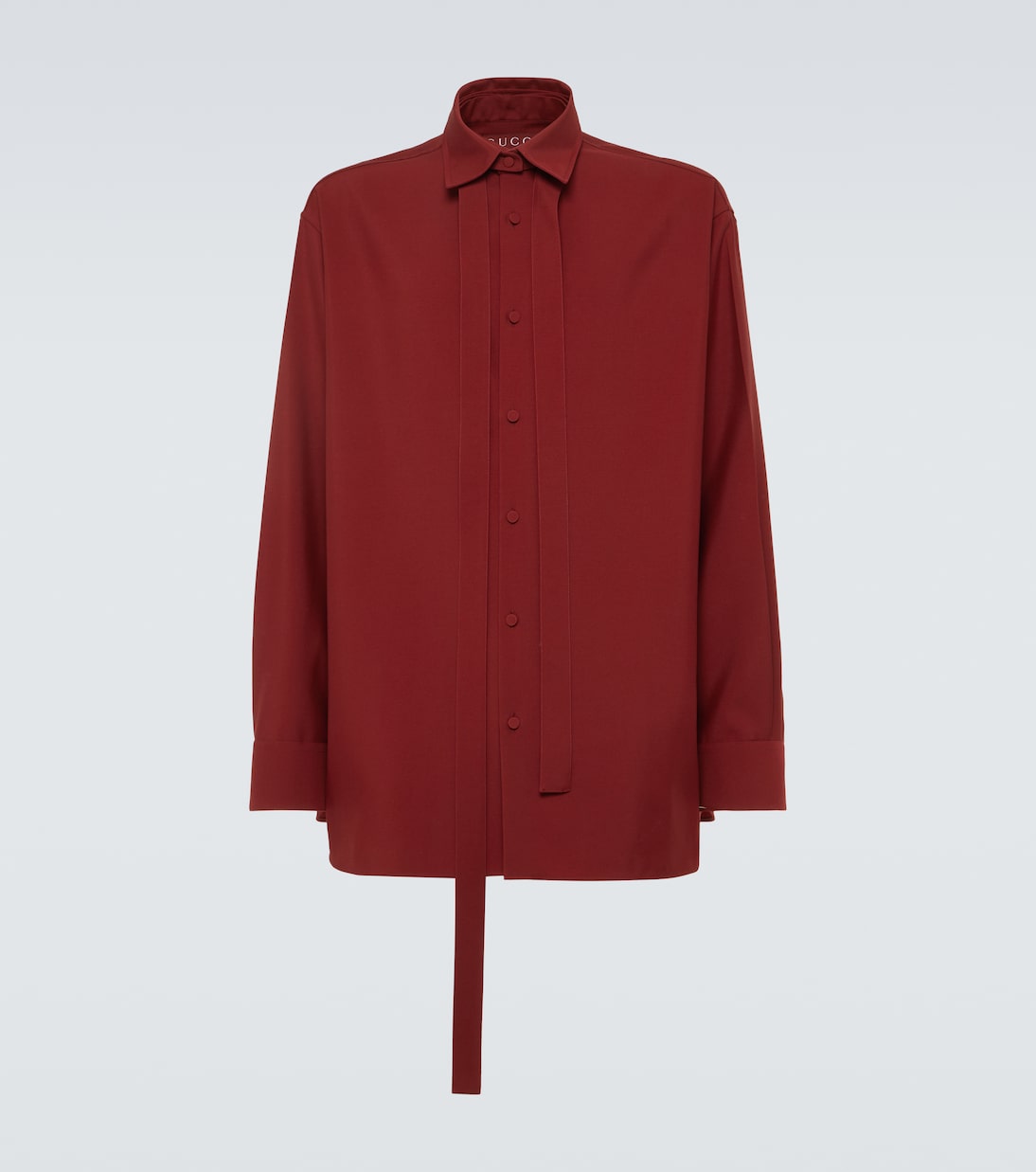 Red gucci dress shirt discount