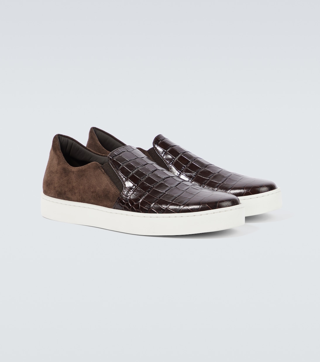 Slip-on Nadores in pelle stampata | Manolo Blahnik