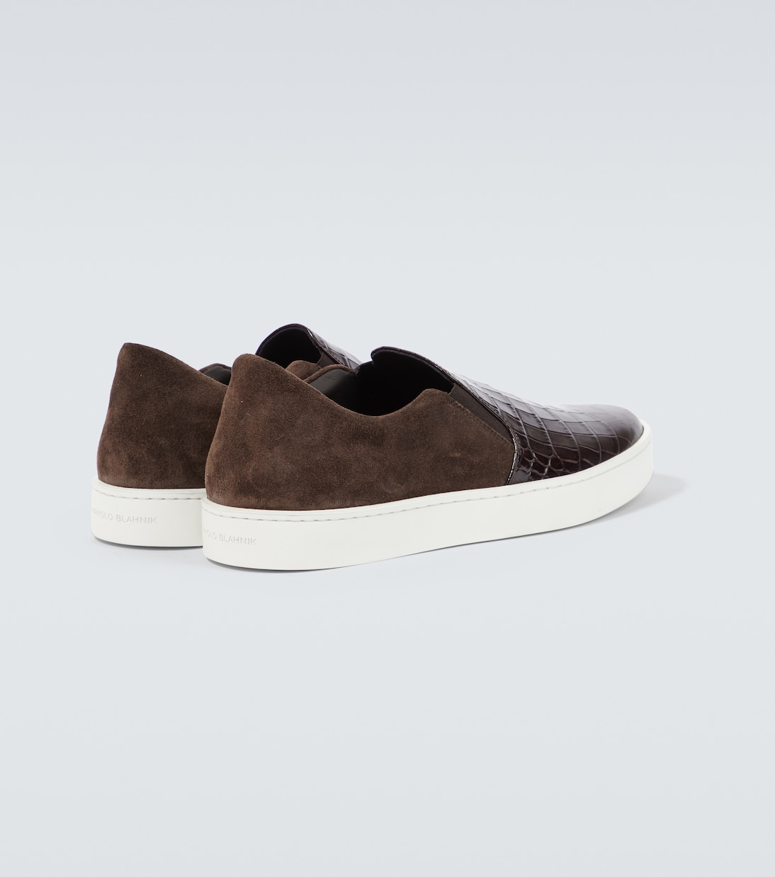 Slip-on Nadores in pelle stampata | Manolo Blahnik