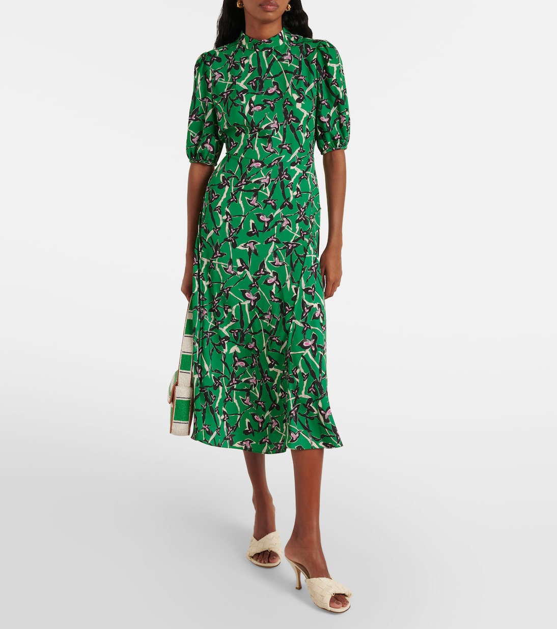 Vestido midi Stephen de jersey | Diane von Furstenberg