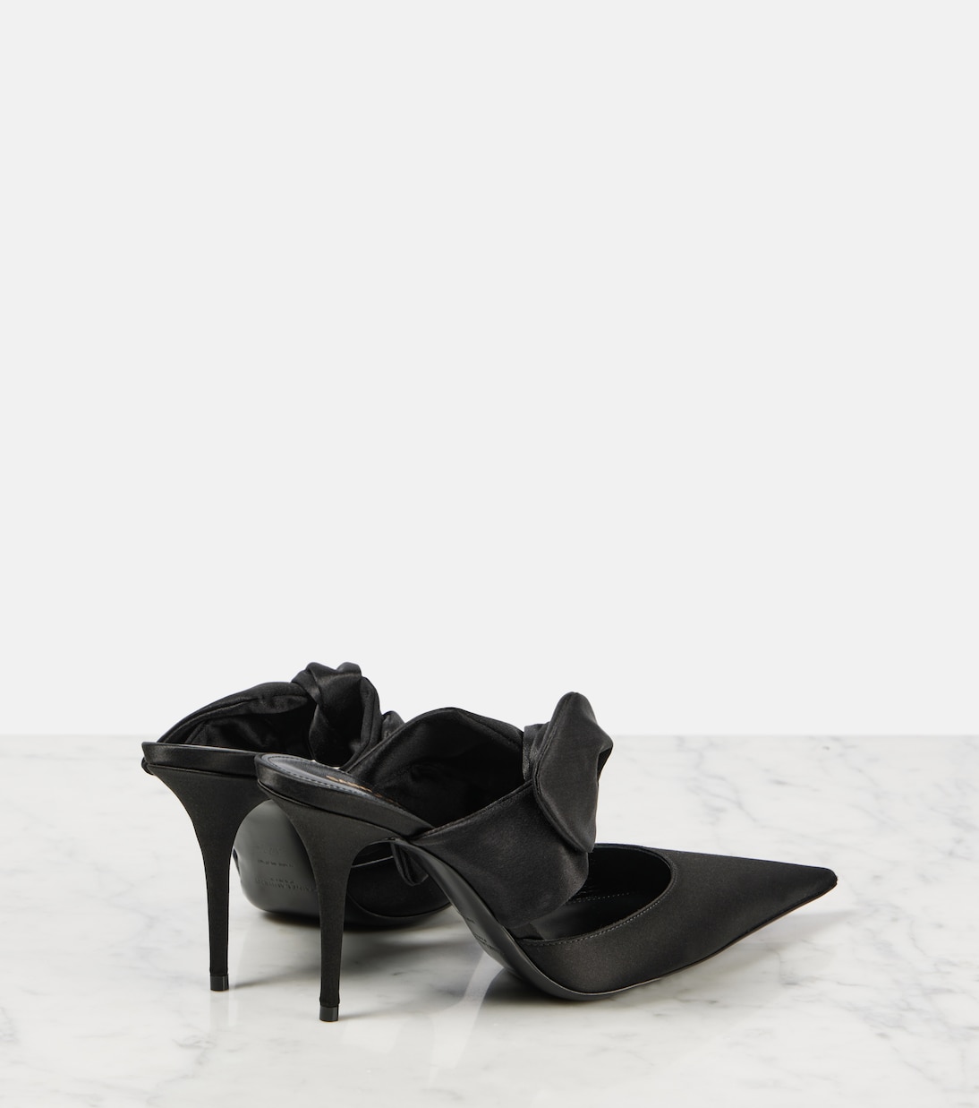 Mules Barbara 90 in raso | Saint Laurent