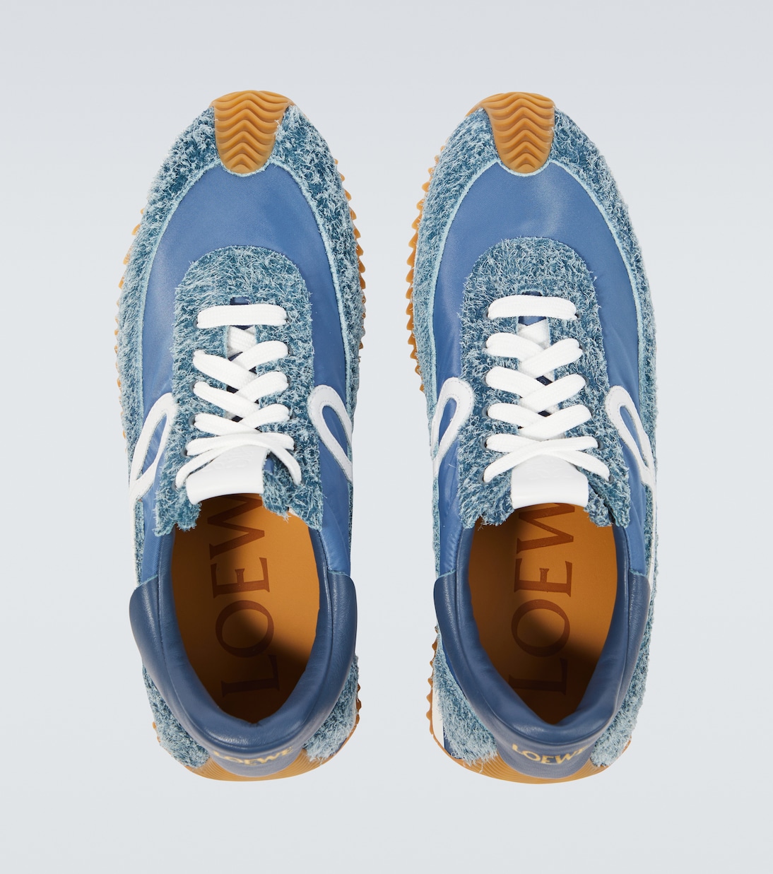 Sneakers Flow Runner mit Leder | Loewe