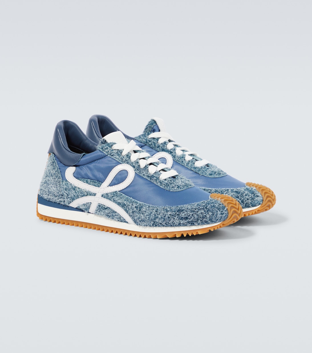 Sneakers Flow Runner mit Leder | Loewe