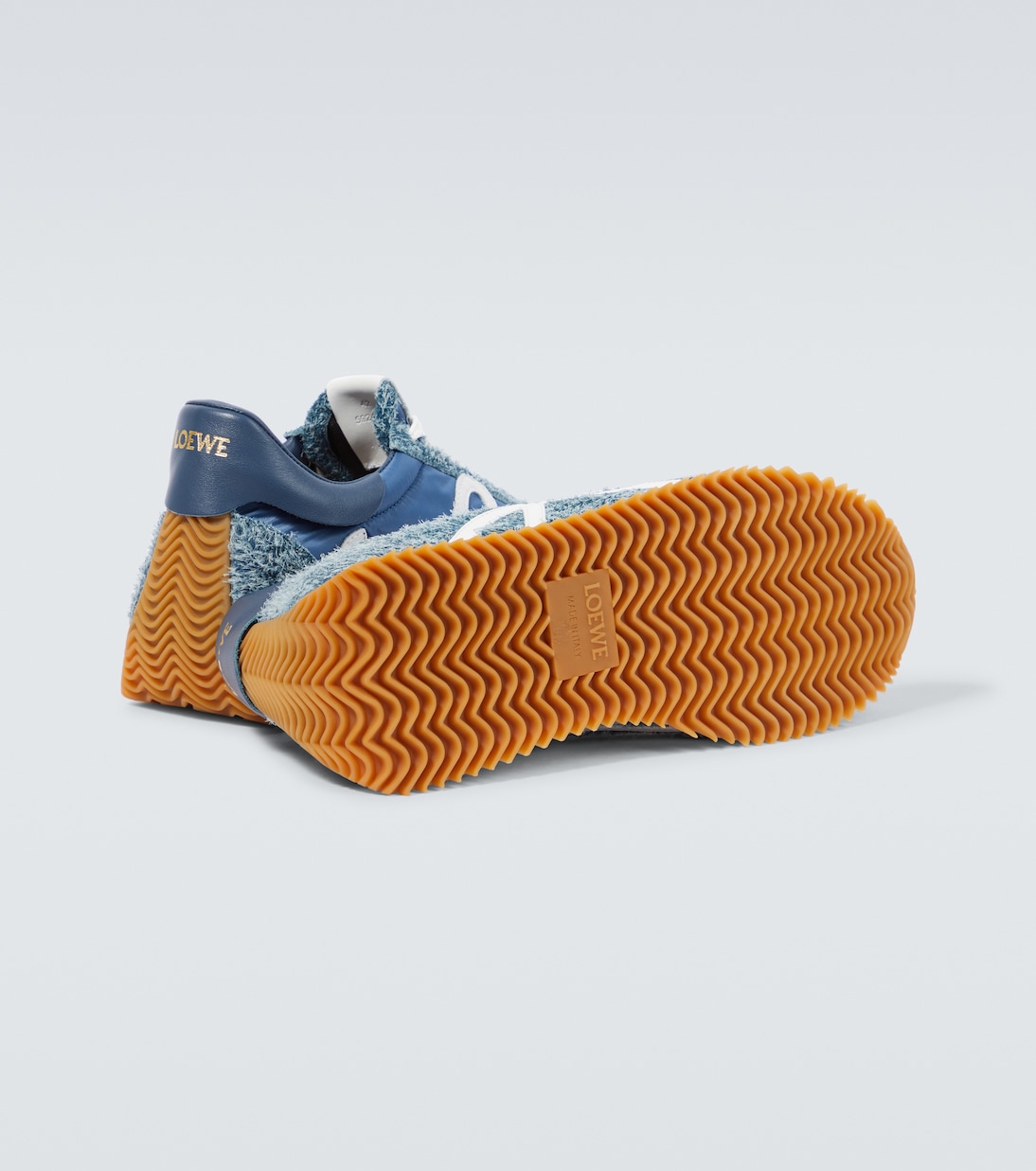 Sneakers Flow Runner mit Leder | Loewe