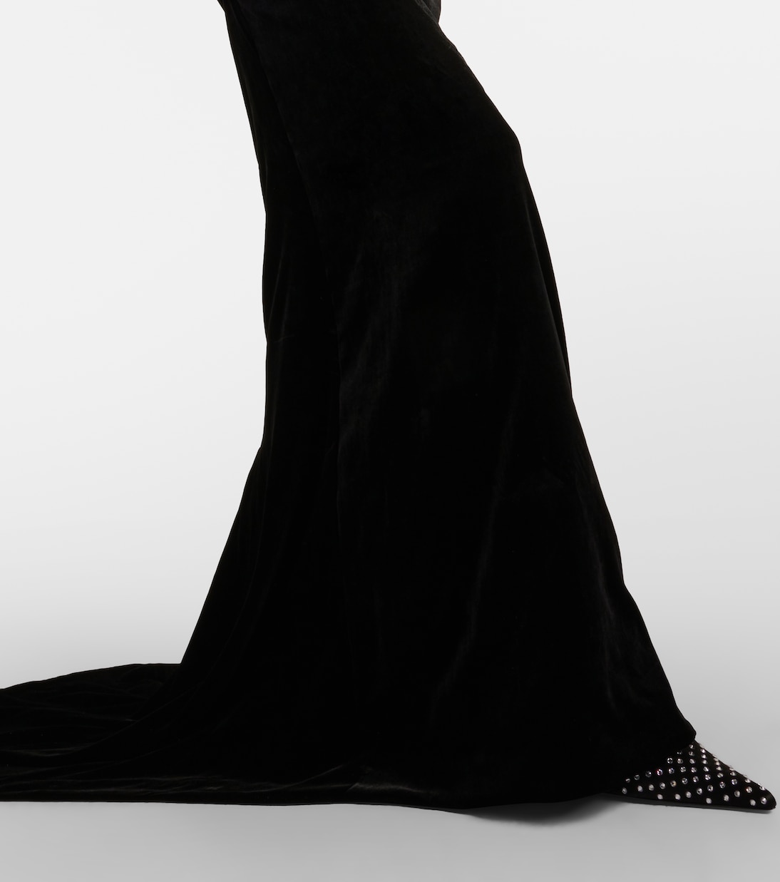 Robe longue en velours | Alessandra Rich