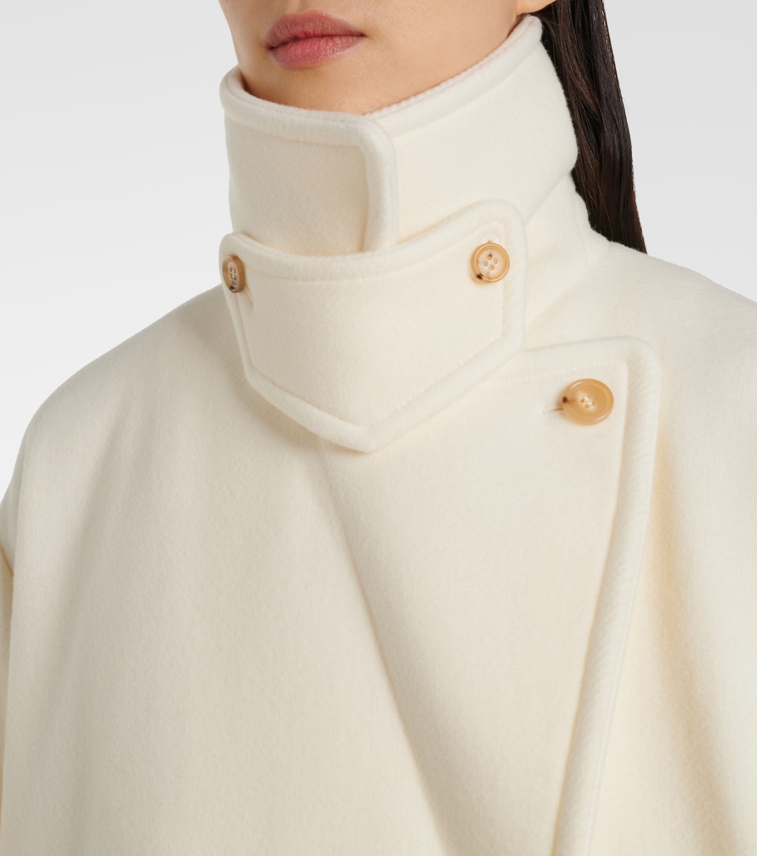 Abrigo cruzado de mezcla de lana | Chloé