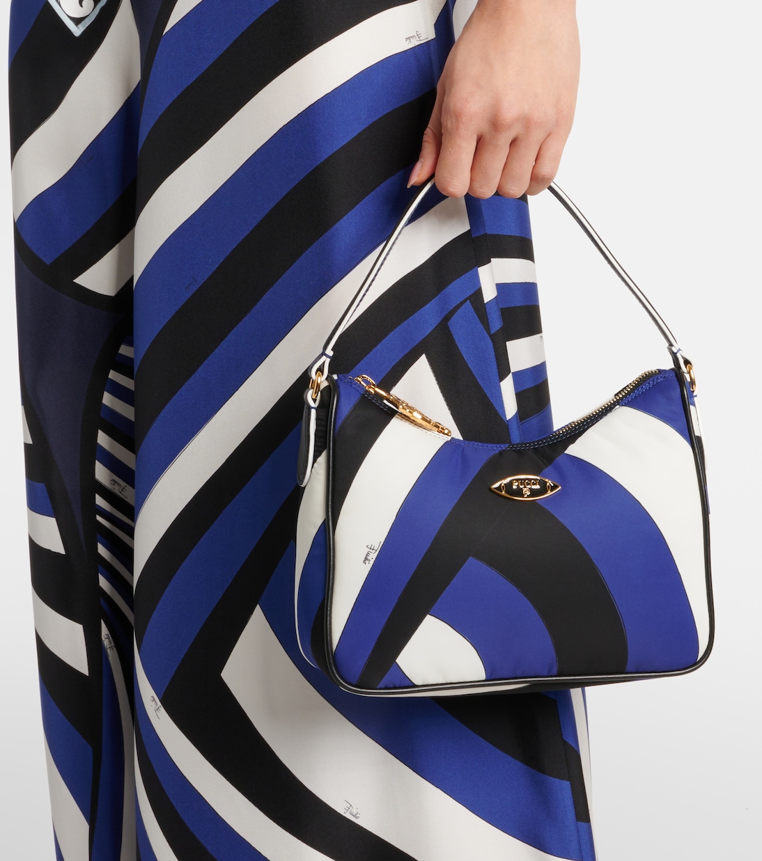 Borsa a spalla Yummy Iride in canvas | Pucci