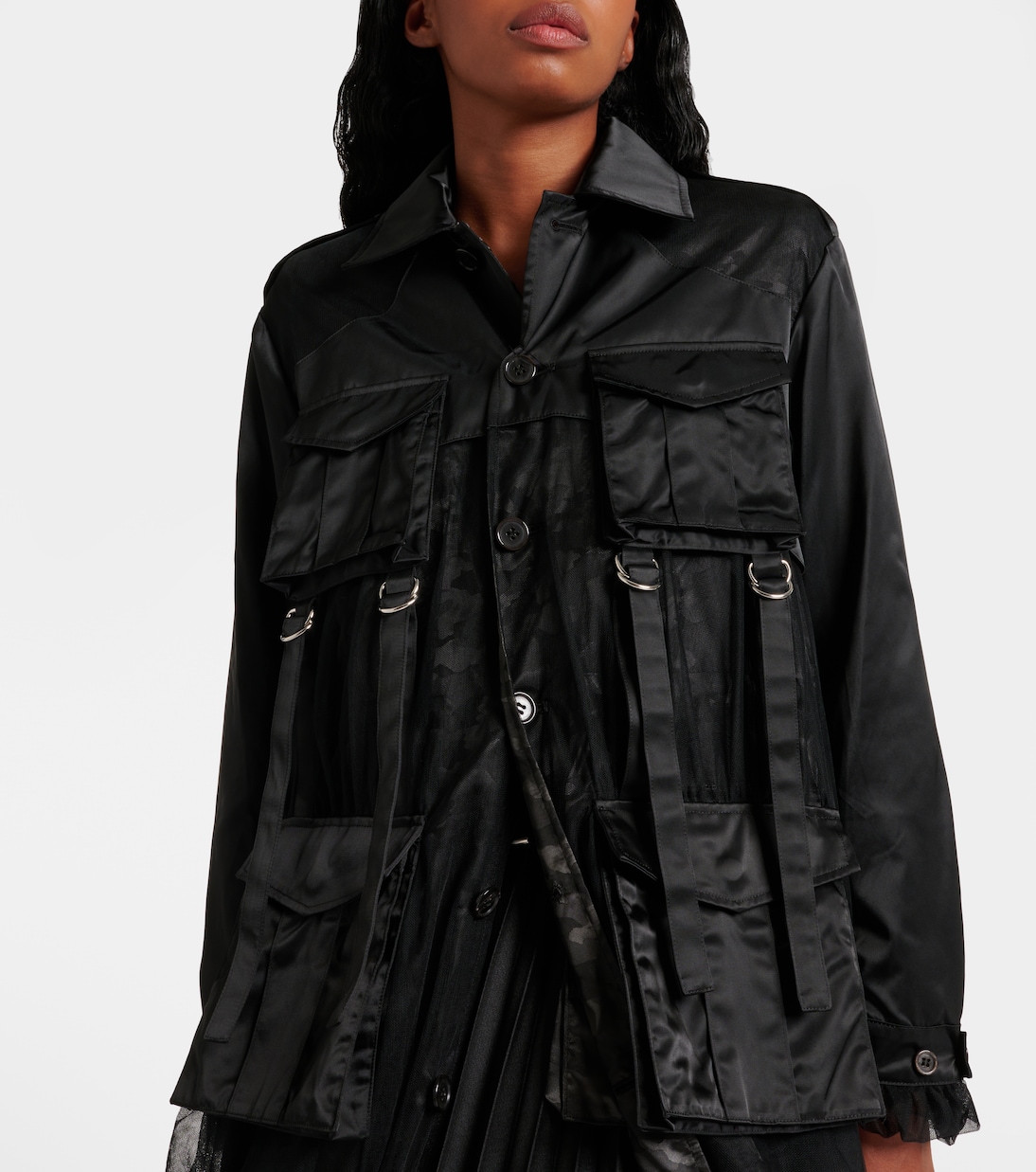 Trench-coat réversible | Noir Kei Ninomiya