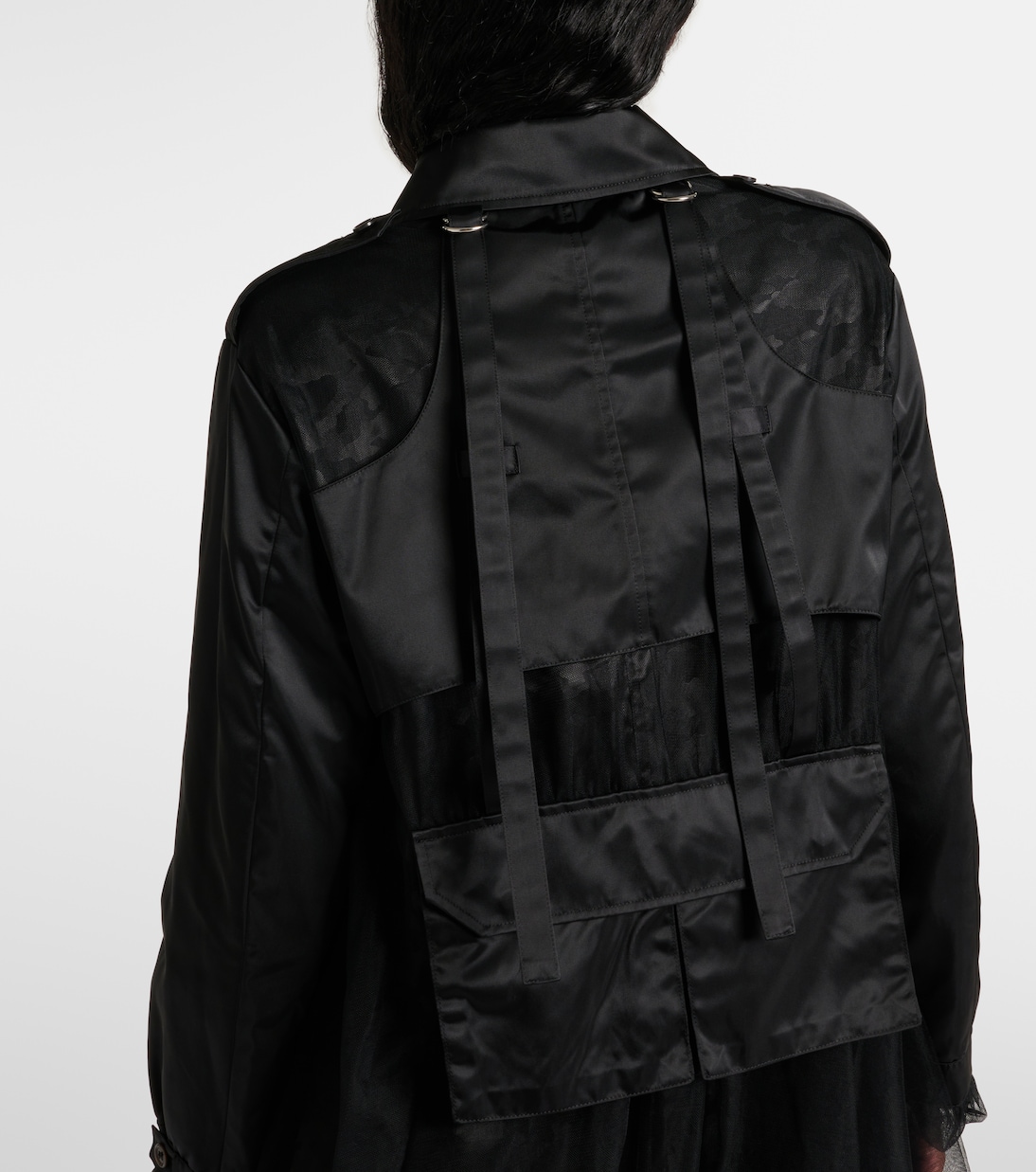 Trench-coat réversible | Noir Kei Ninomiya