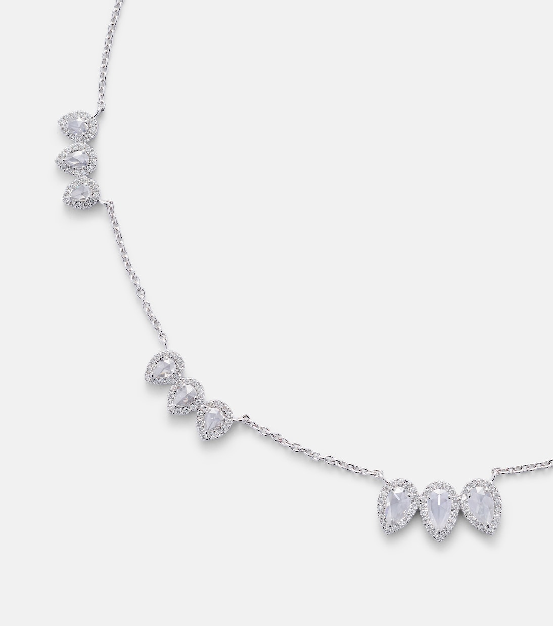 Collana Kanika in oro bianco 18kt con diamanti | Kamyen
