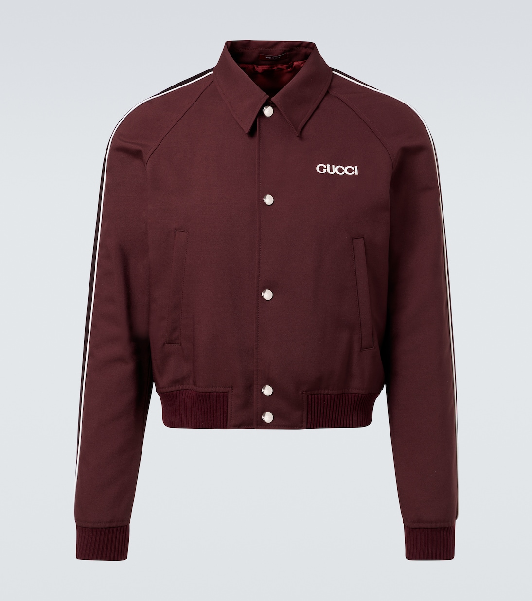 Logo wool-blend blouson | Gucci