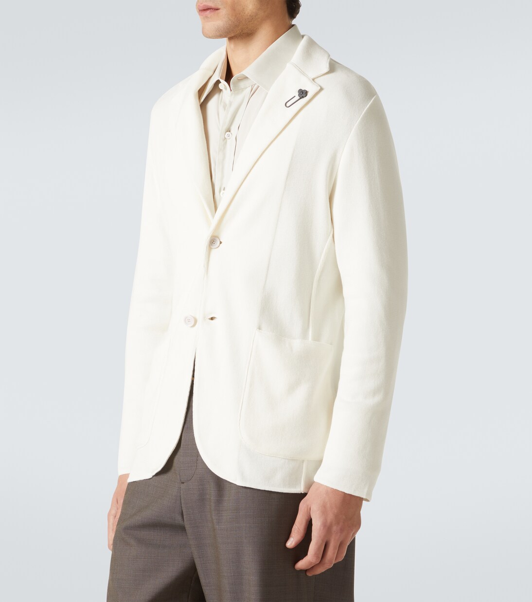 Blazer in maglia di cotone | Lardini
