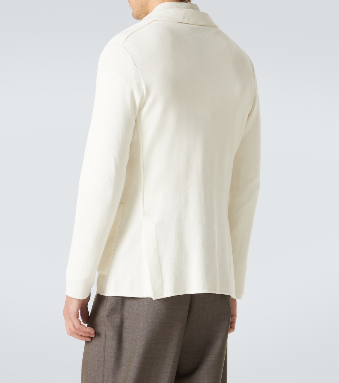 Blazer in maglia di cotone | Lardini