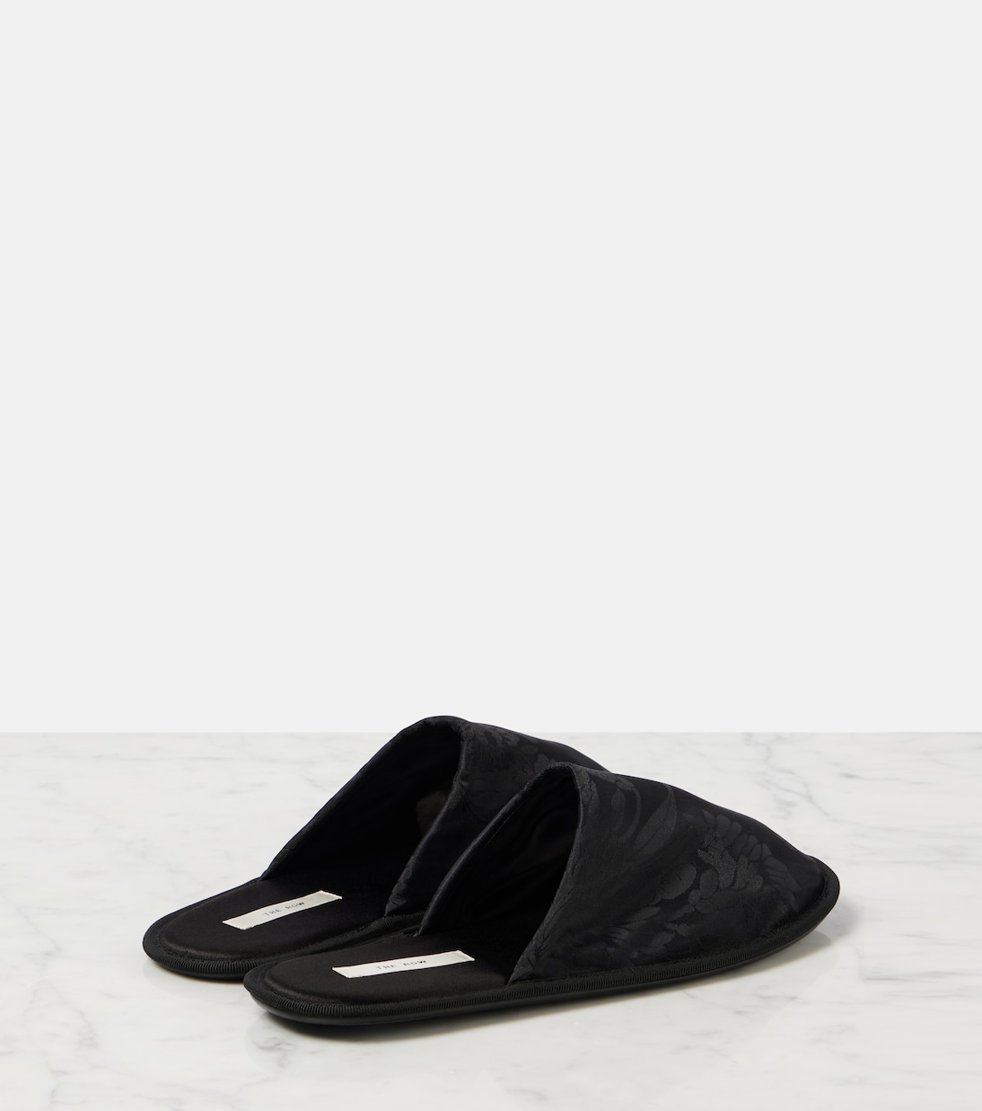 Slippers Frances in jacquard floreale | The Row