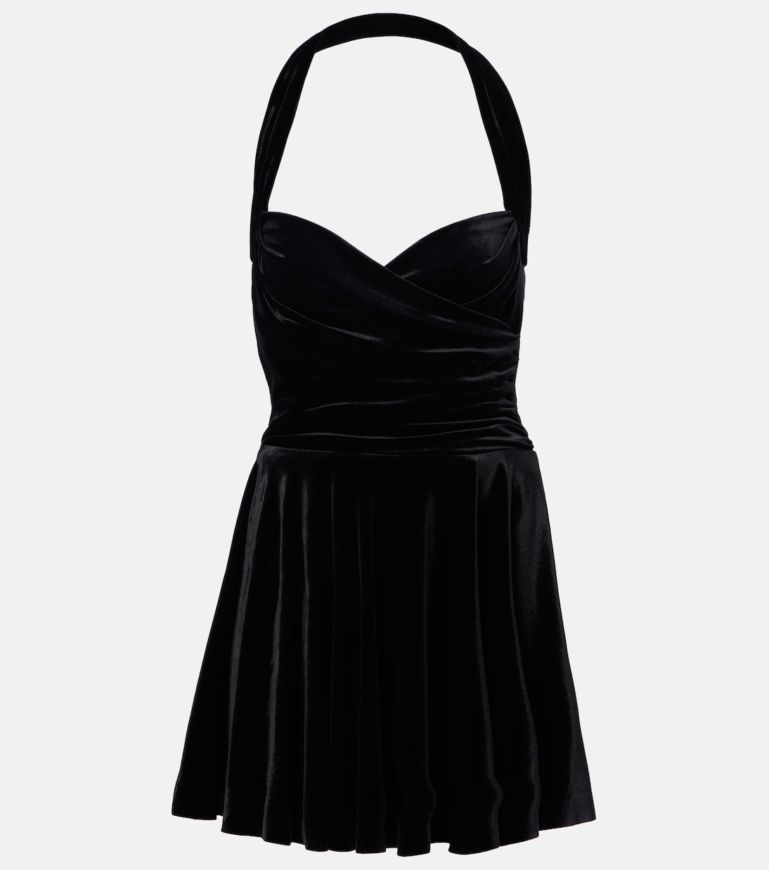 Bustier-Kleid Cayla aus Samt | Norma Kamali