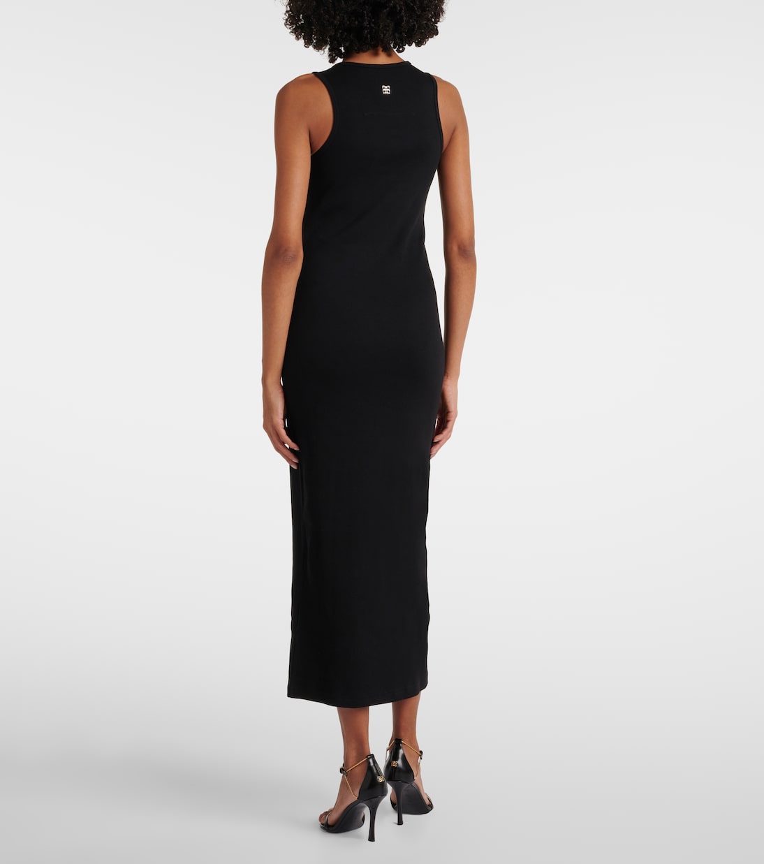 Robe longue en coton ornée de cristal | Givenchy