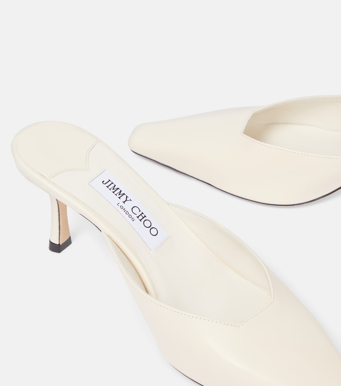 Mules Vivi 65 en cuir à effet serpent | Jimmy Choo