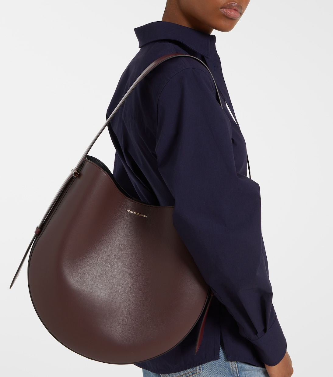 Dia Large leather shoulder bag | Victoria Beckham