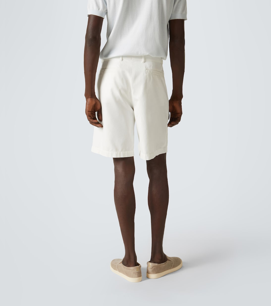 Shorts in twill di cotone | Brunello Cucinelli
