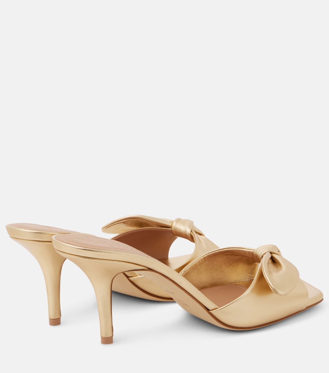 Mules Vargas 70 in pelle metallizzata | Malone Souliers