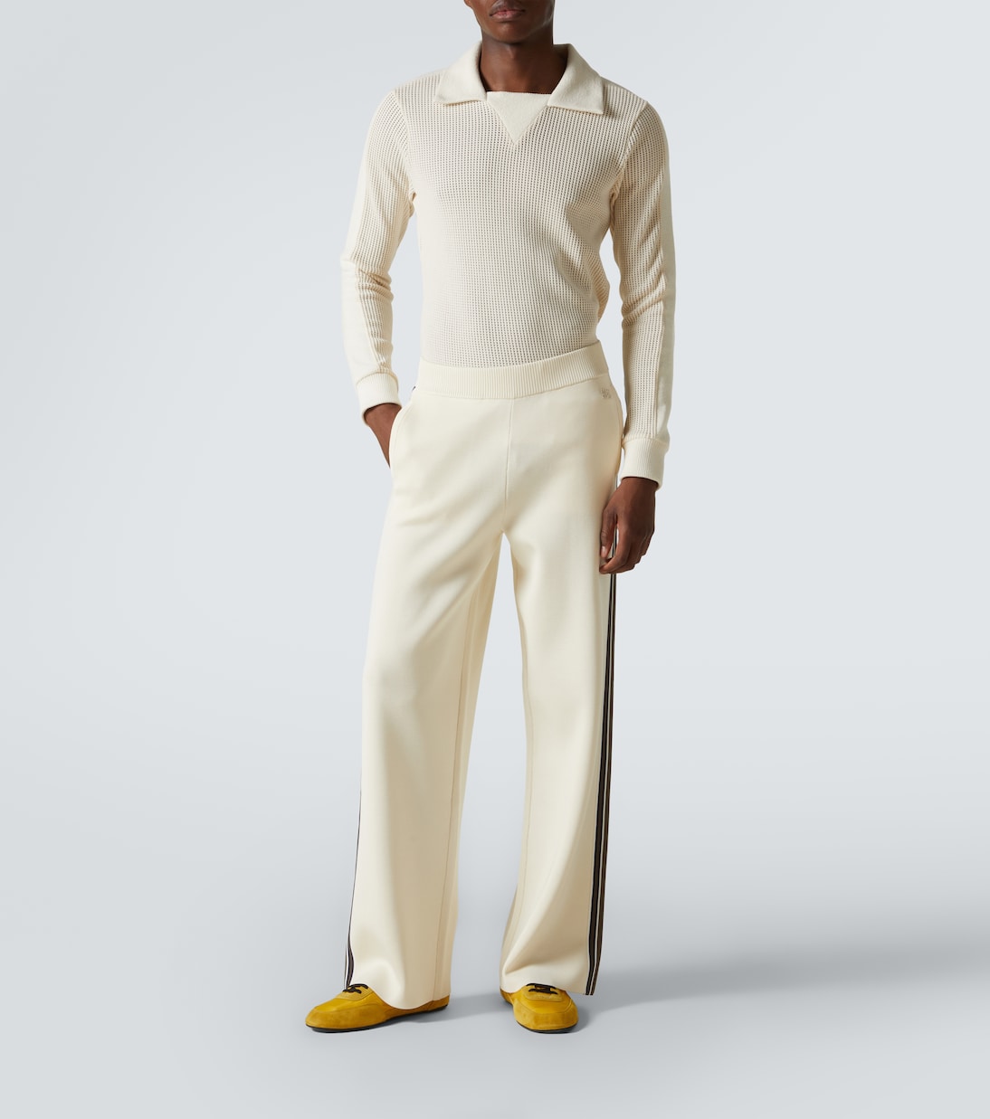 Polo Song in mesh di cotone | Wales Bonner