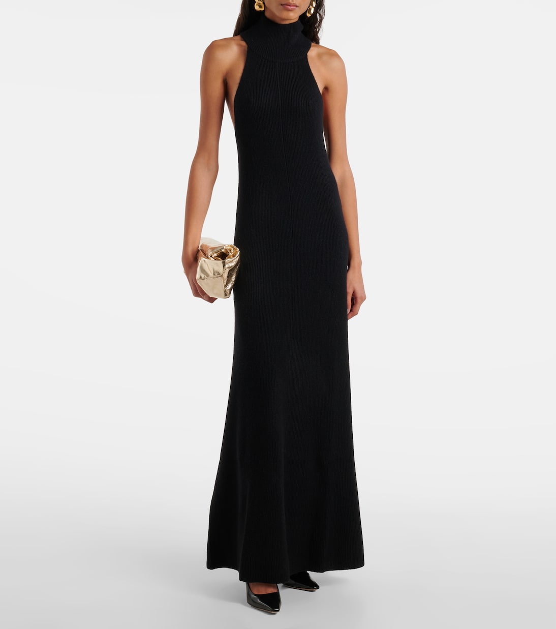 Robe longue Amannda en cachemire | Lisa Yang