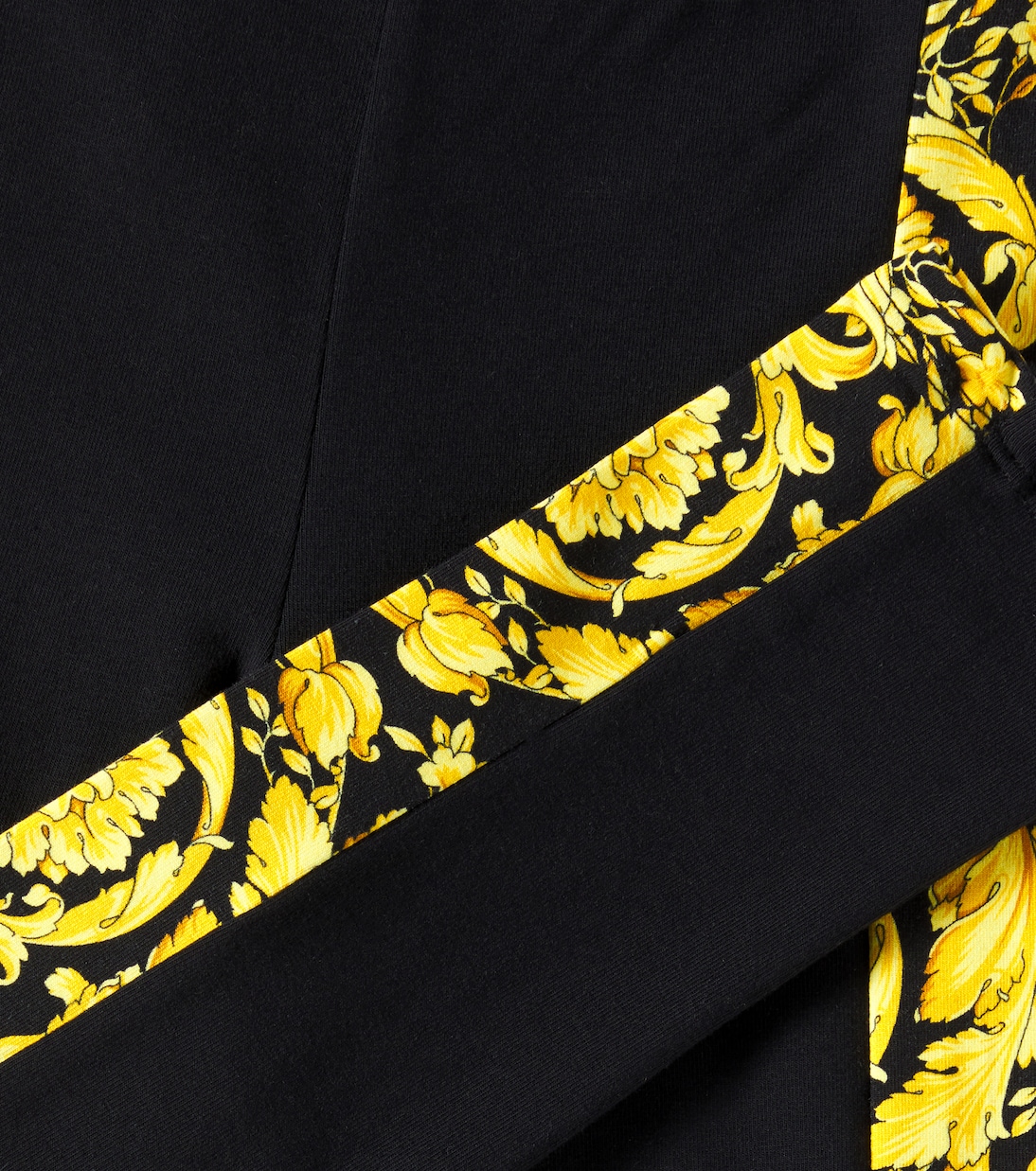 Leggings in jersey di misto cotone | Versace Kids
