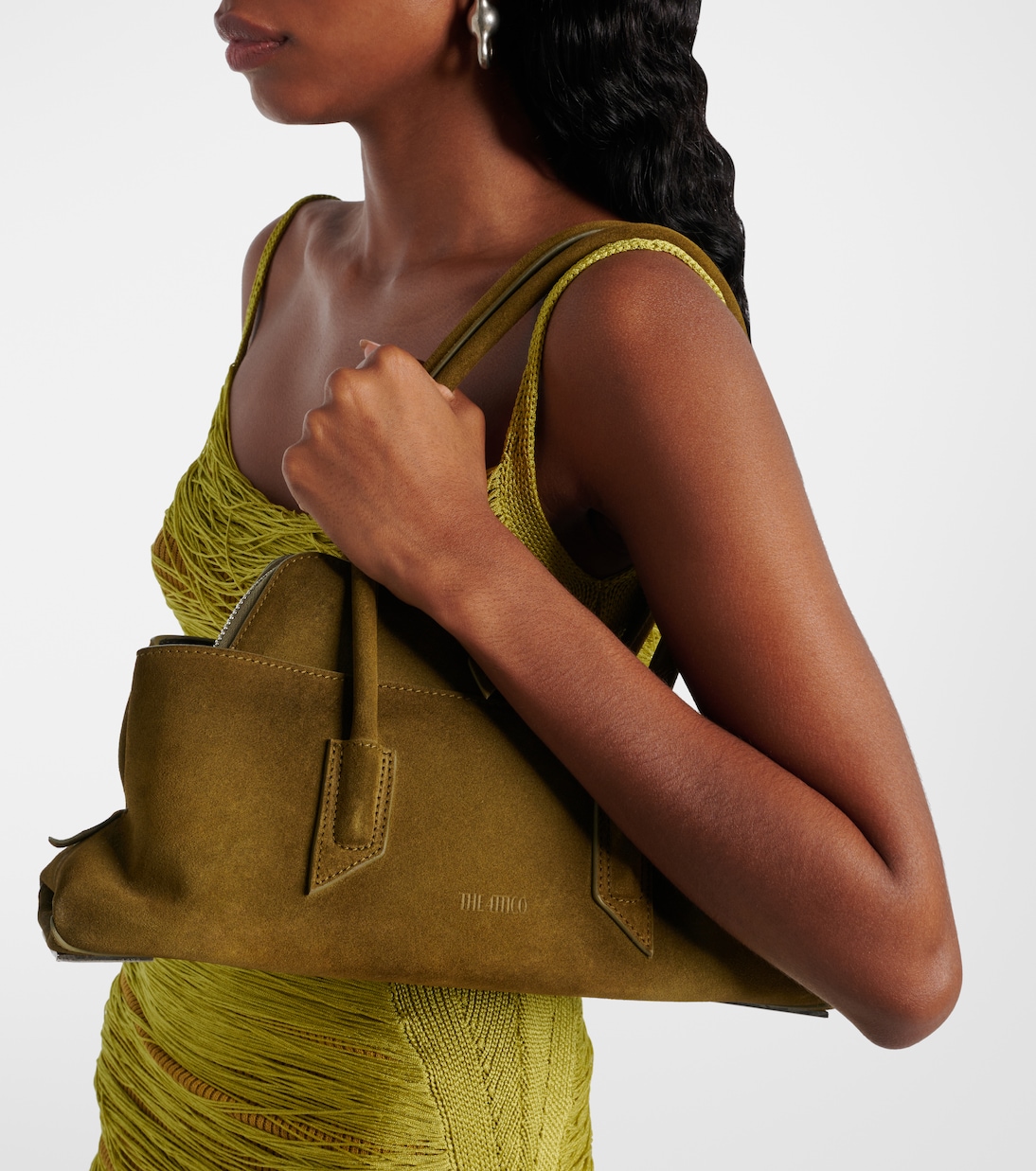 Sac La Passeggiata Small en daim | The Attico