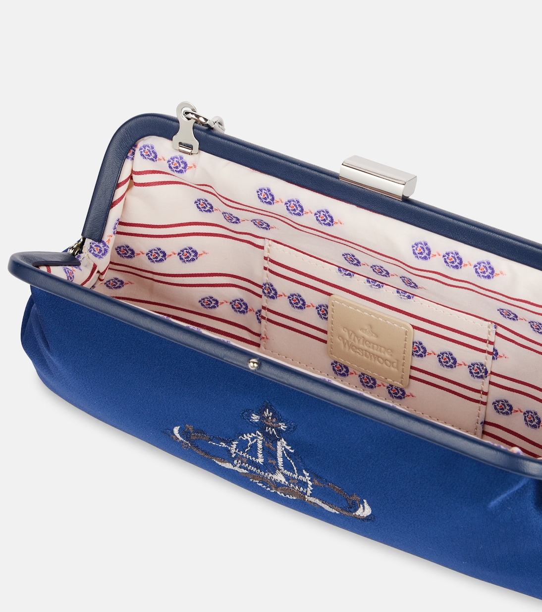 Pochette Dorothy brodée en satin | Vivienne Westwood