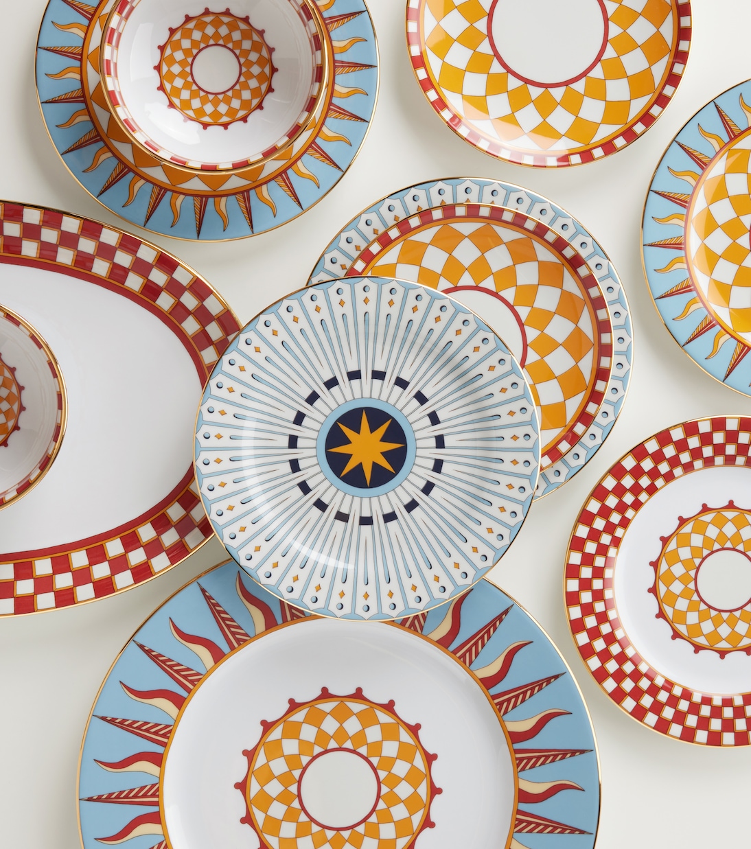 Apollo set of 2 porcelain snack bowls | La DoubleJ