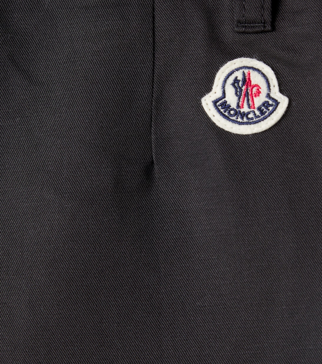 Shorts in gabardine di cotone e lino | Moncler Enfant