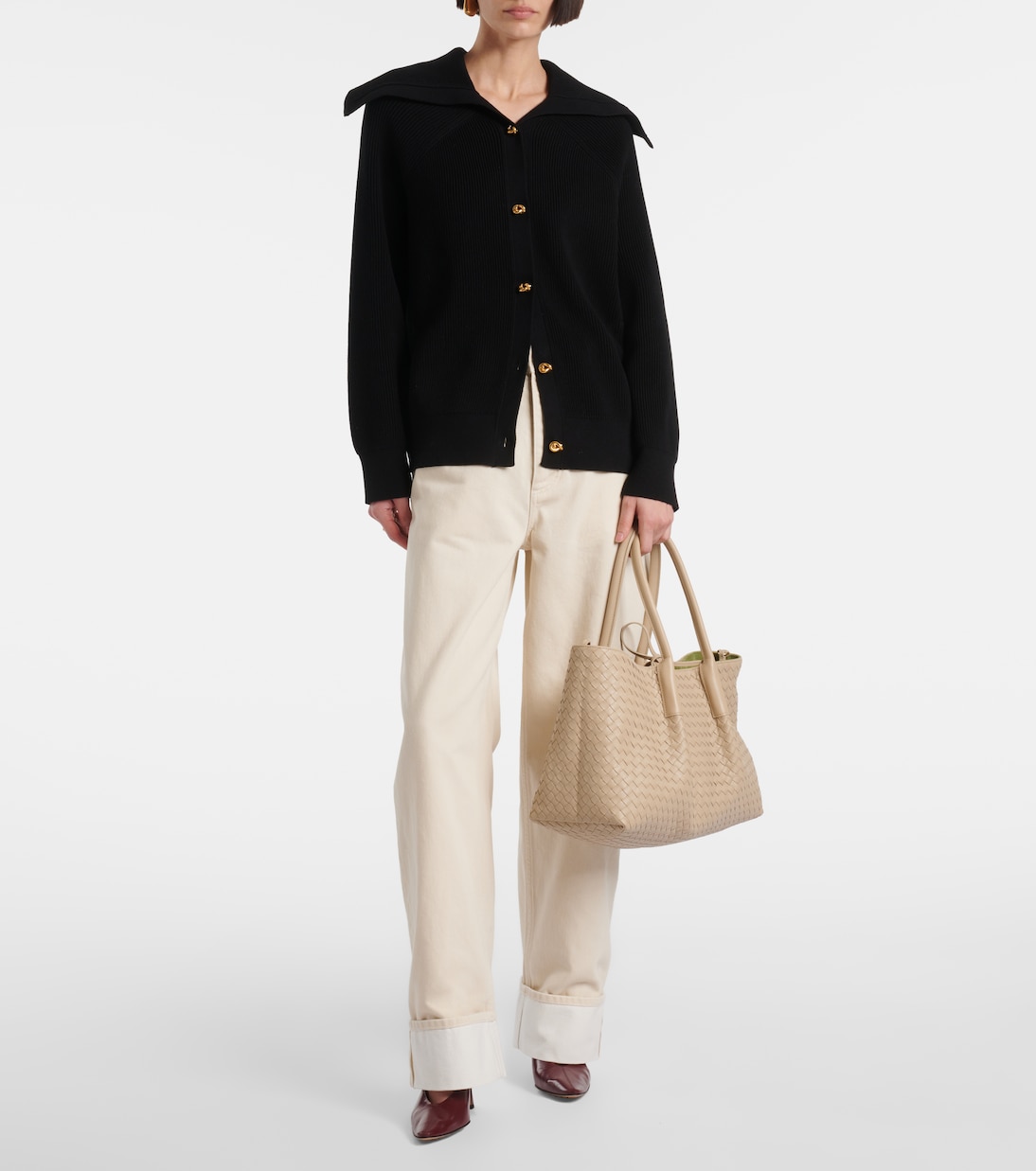 Sac Pinacoteca réversible en cuir et daim | Bottega Veneta