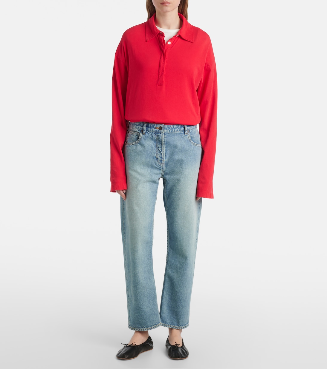 Riaco faded slim jeans | The Row