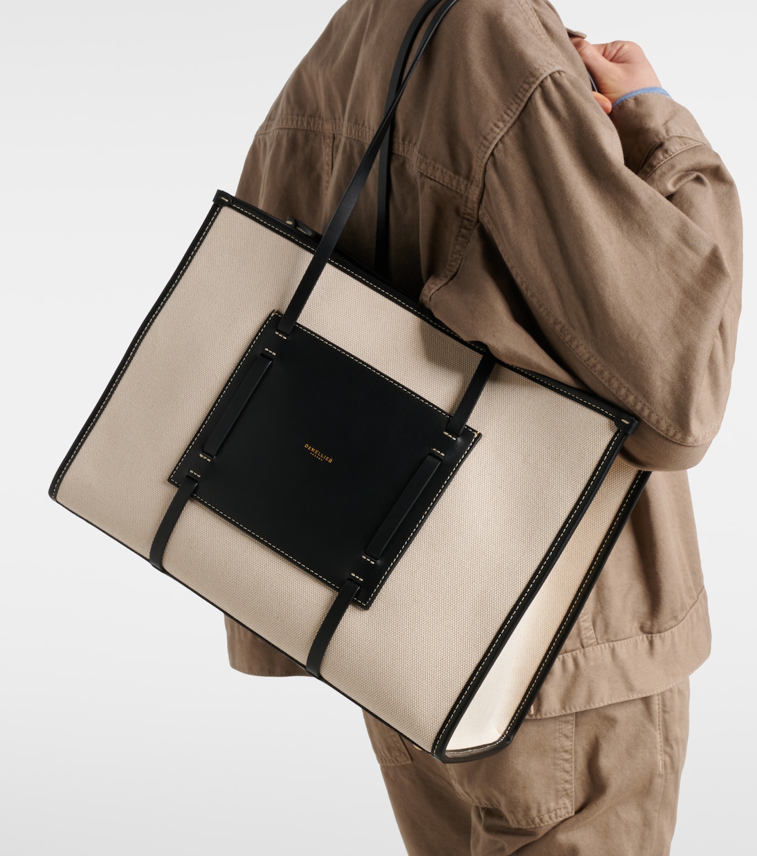 Tote Capri mit Leder | DeMellier