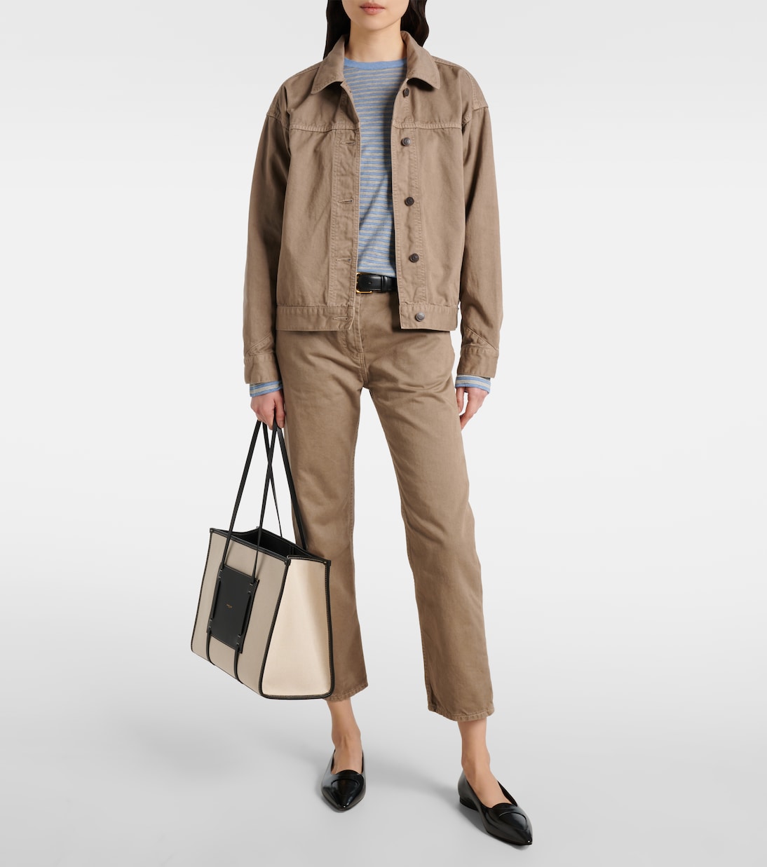 Tote Capri mit Leder | DeMellier