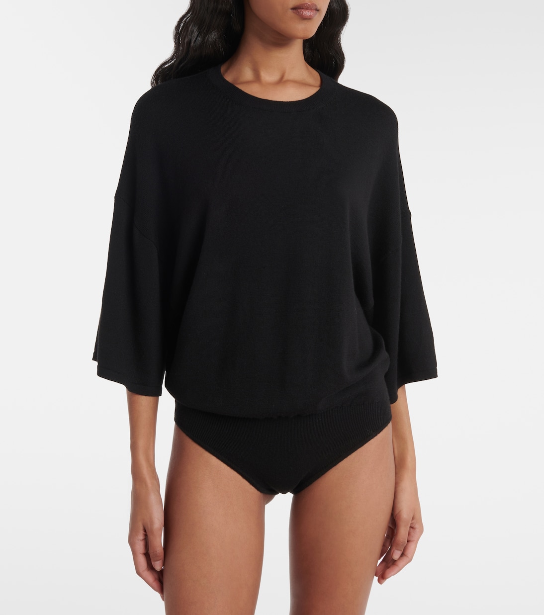Simon wool-blend bodysuit | Khaite