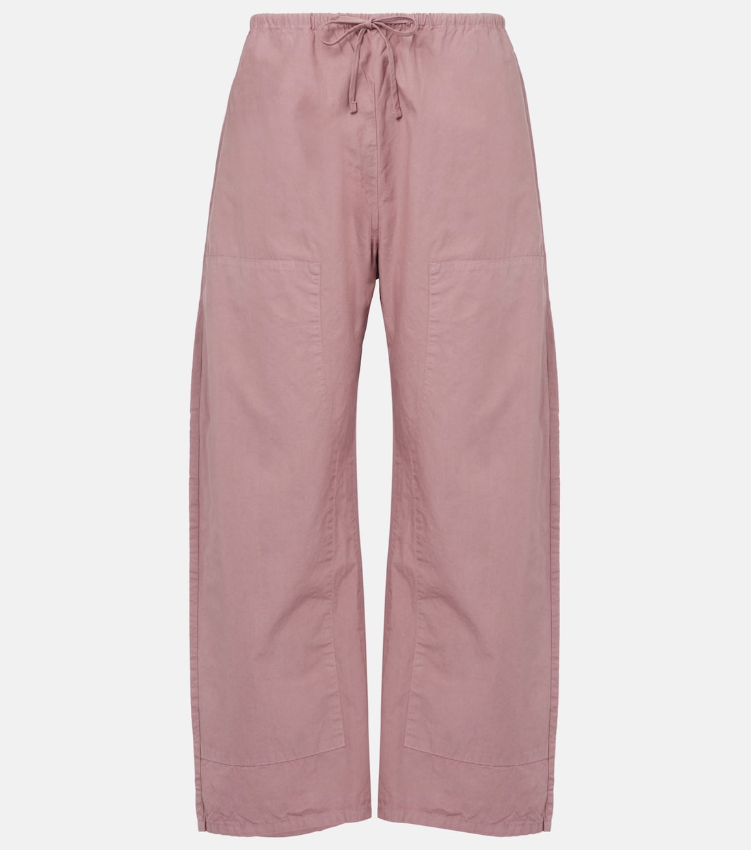 Pantaloni cropped Kyoto a gamba larga in cotone | Leset