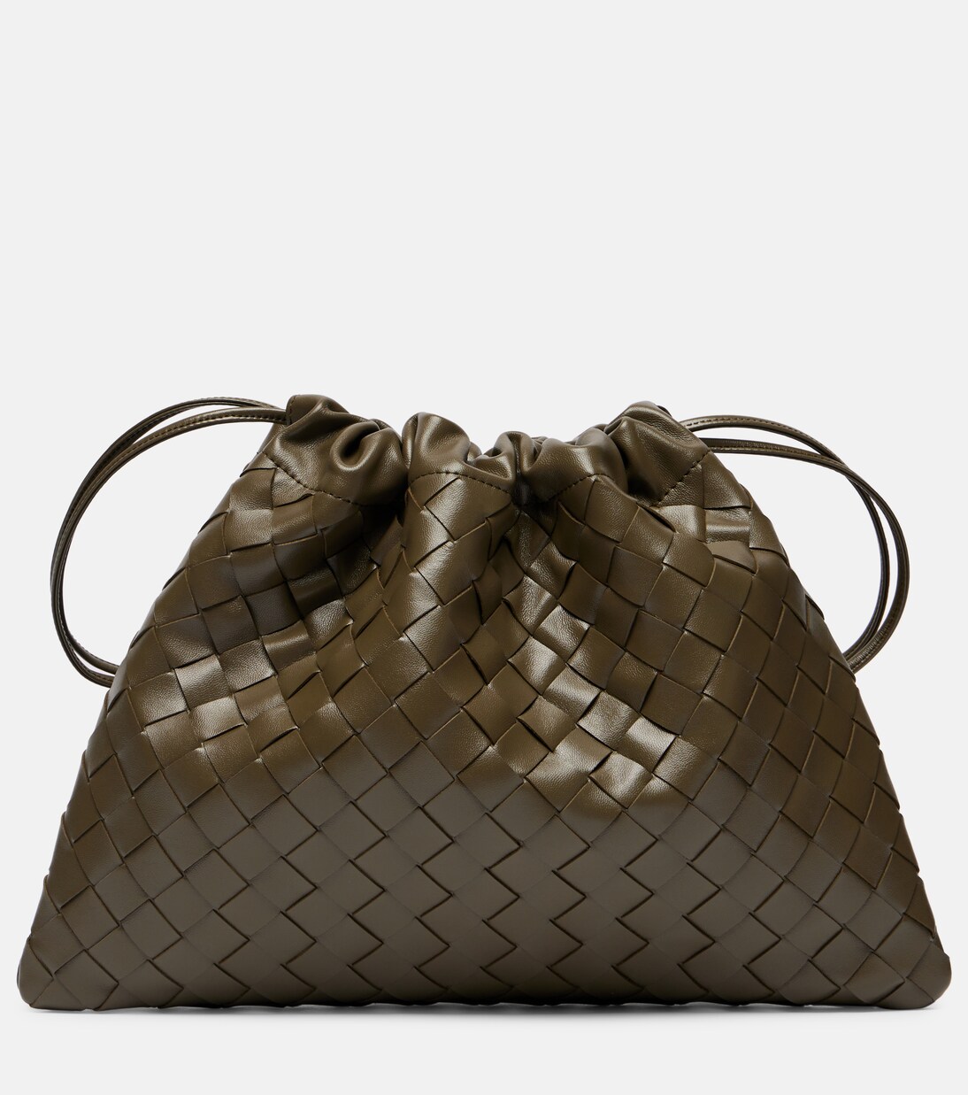 Dustbag Intrecciato Small leather clutch | Bottega Veneta