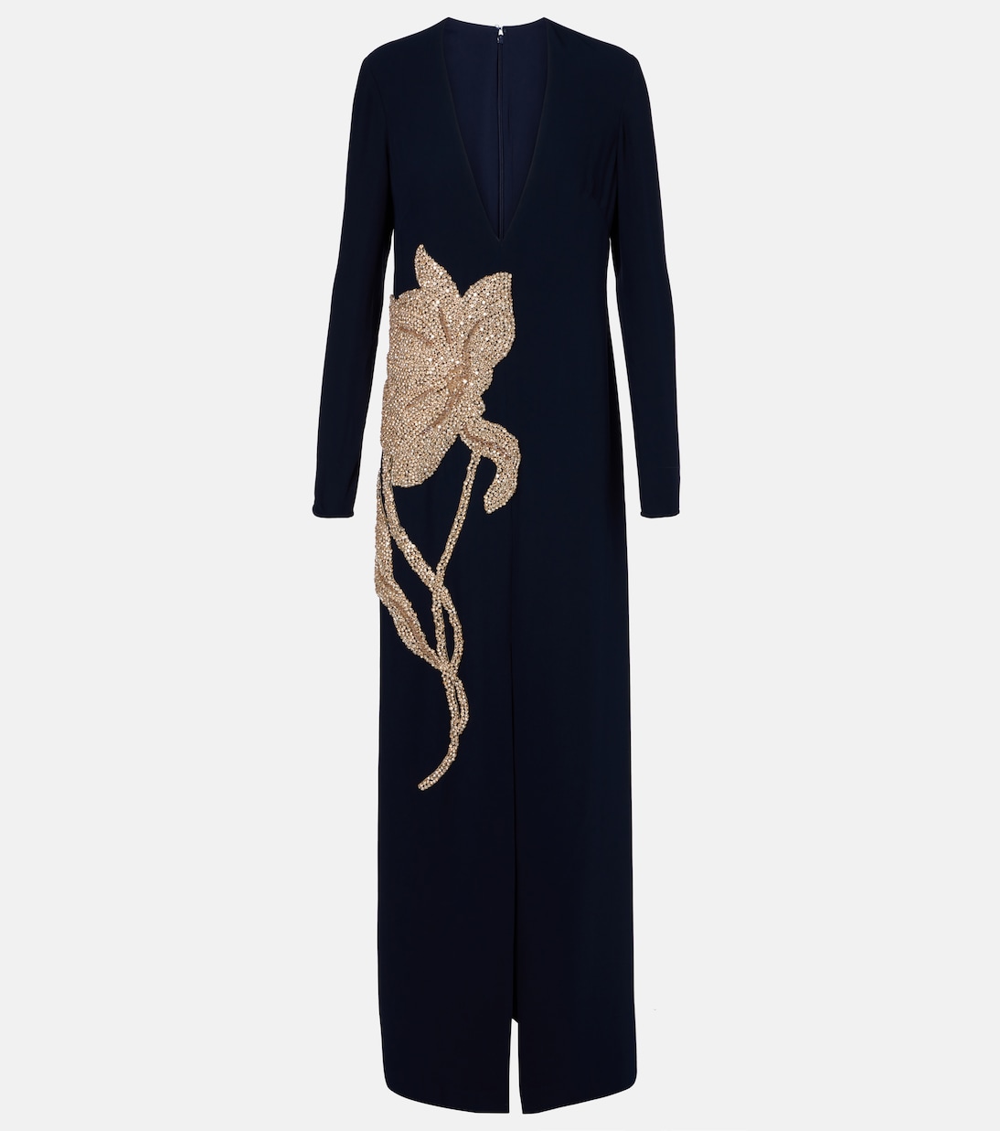 Jennis embellished crêpe maxi dress | Costarellos