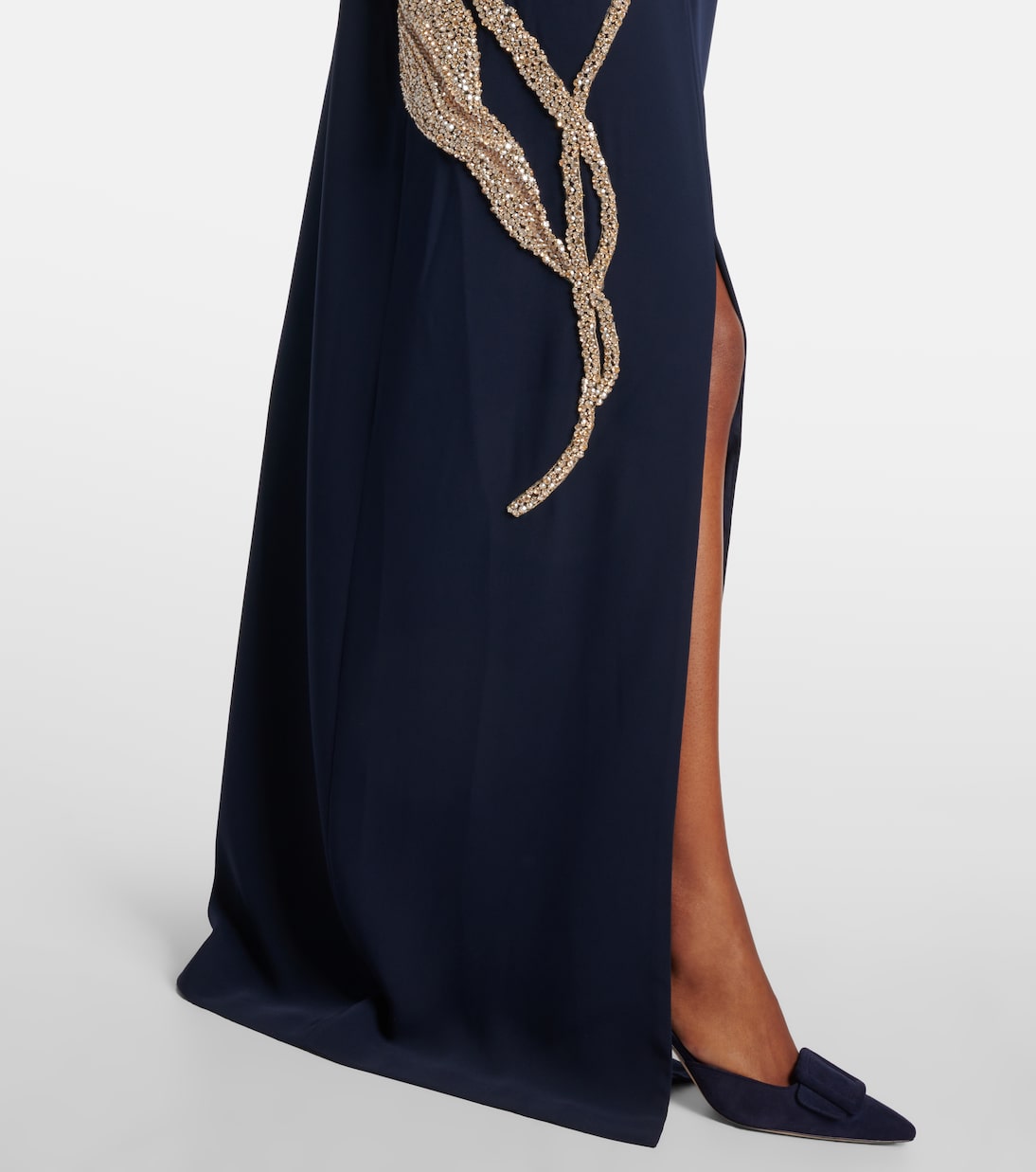 Jennis embellished crêpe maxi dress | Costarellos