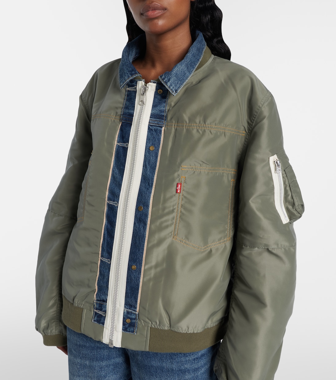 x Levi's® reversible denim and twill blouson | Sacai