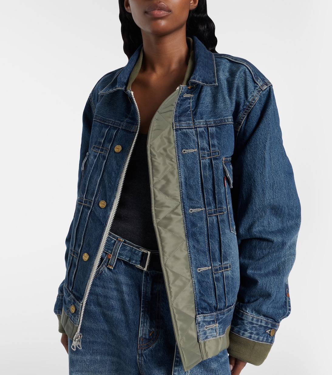x Levi's® reversible denim and twill blouson | Sacai