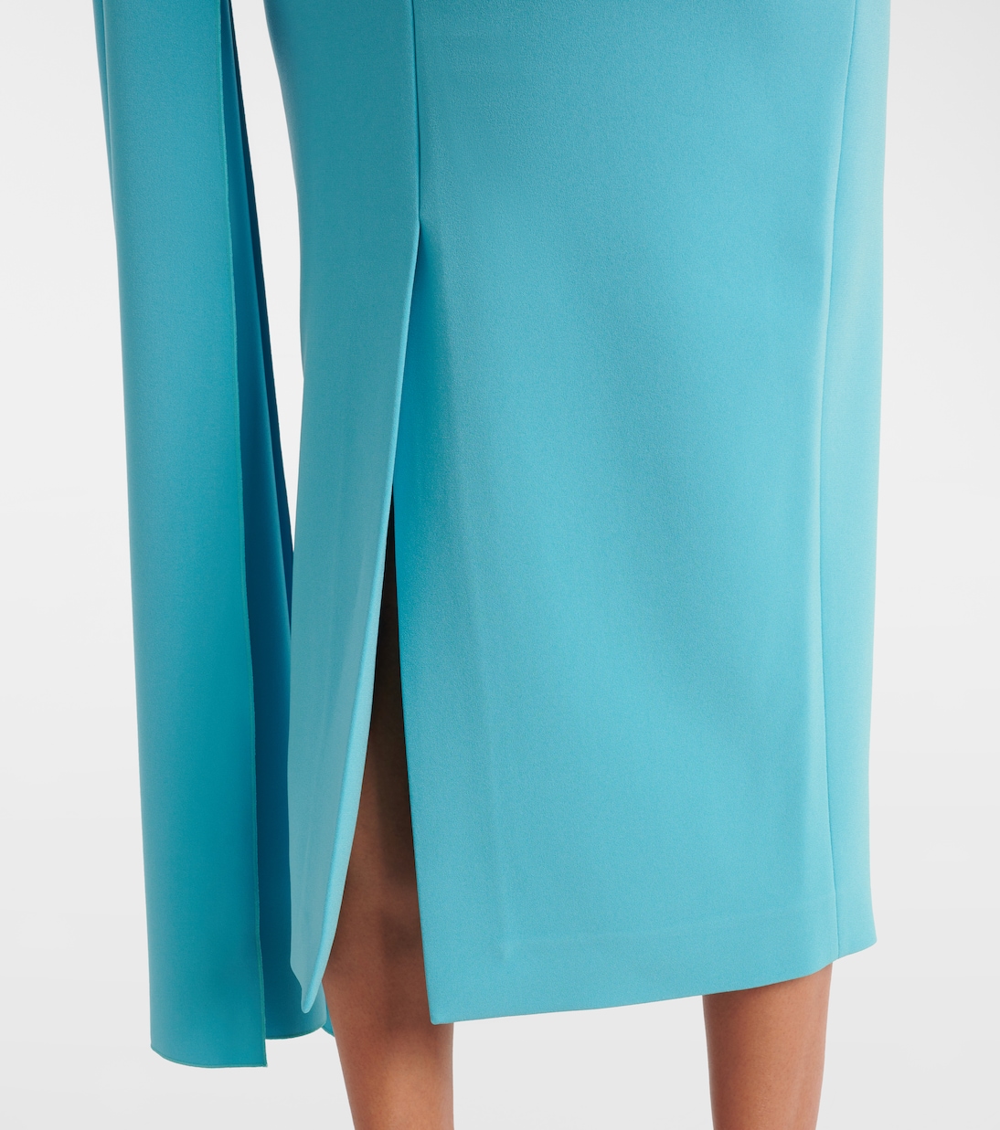 Maite caped crêpe midi dress | Roksanda