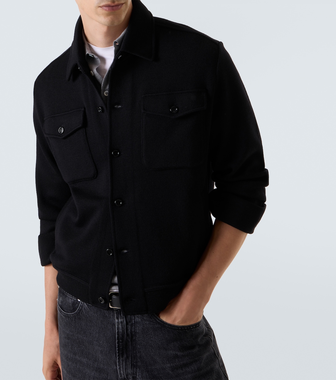 Surchemise en laine vierge | Lardini