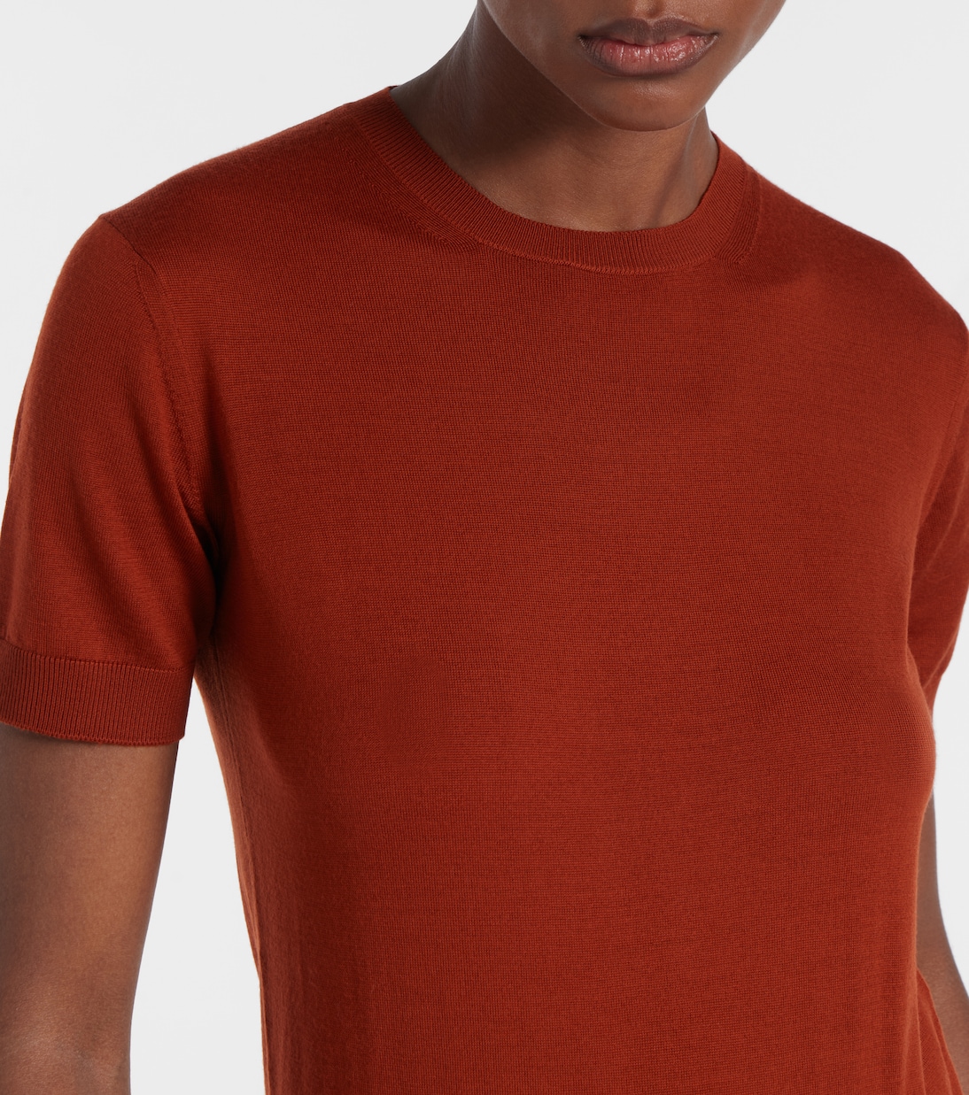 Knitted wool T-shirt | Saint Laurent