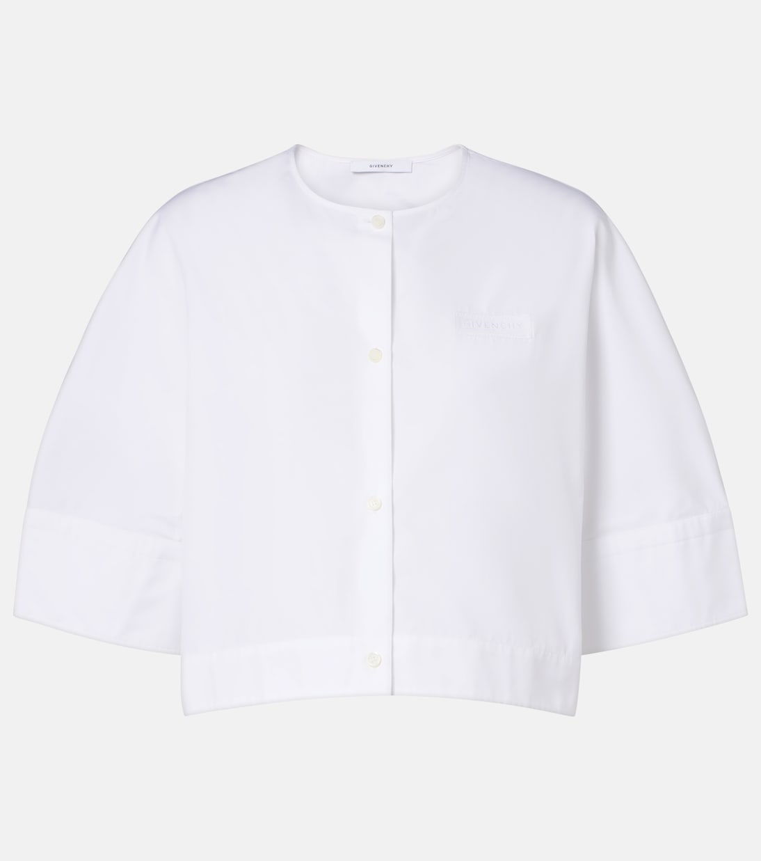 Cropped-Hemd aus Baumwollpopeline | Givenchy