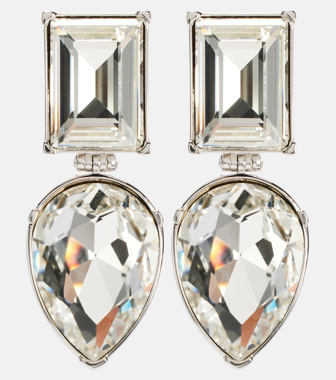 Crystal-embellished earrings  | McQueen