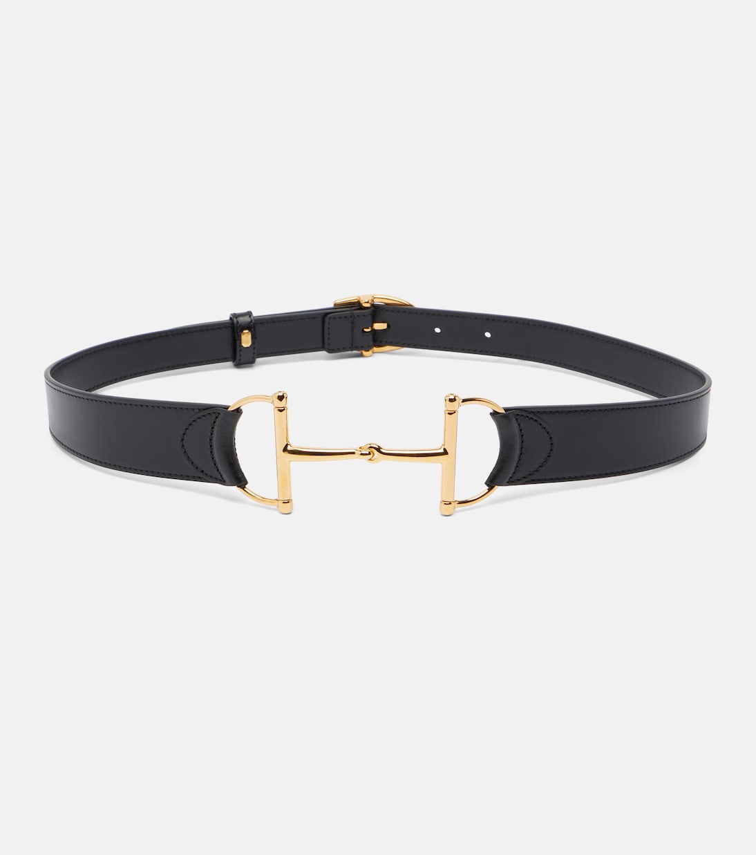 Horsebit leather belt | Gucci